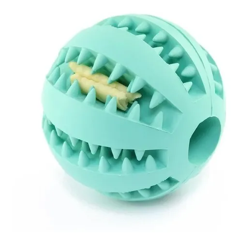 Pelota Chica Goma Tpr Snack Limpiadientes Encias Perro 5cm
