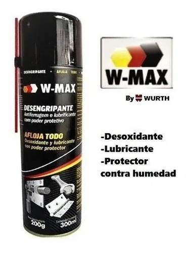 Aceite W-max Lubricante,afloja Todo, Desengripante.