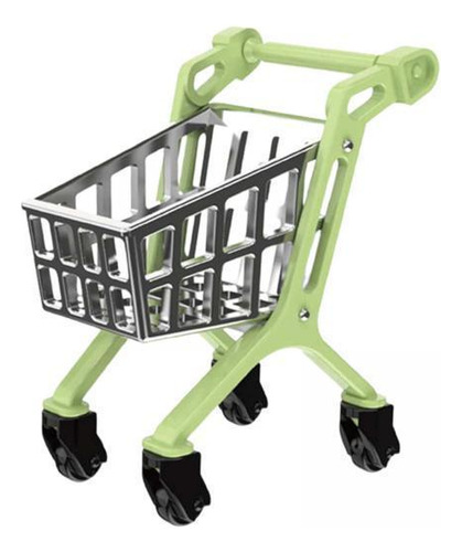 2 Carro De Compras En Miniatura Para Casa De Muñecas,