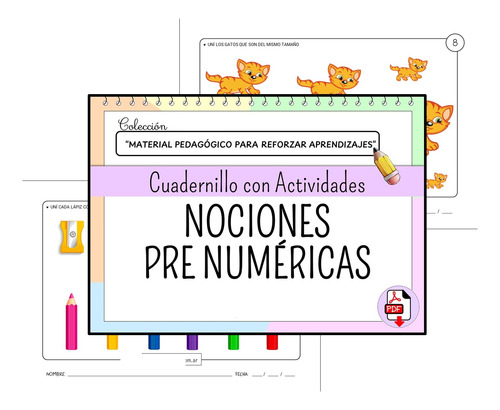 Actividades Imprimibles: Nociones Pre Numéricas