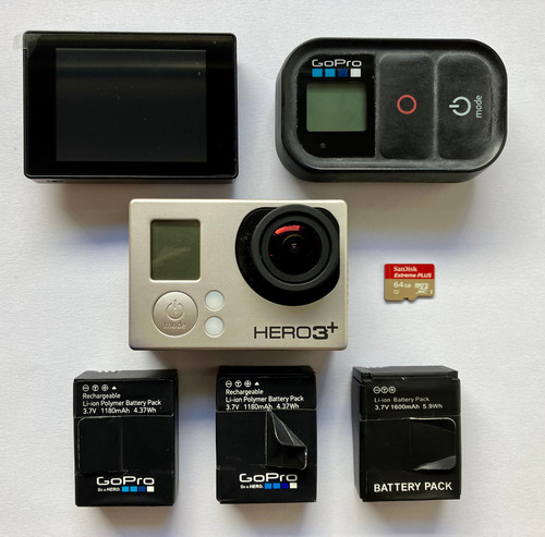 Câmera Gopro Hero 3+ Black Edition Completa