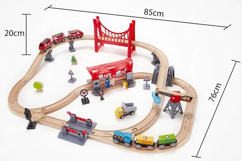 Busy City Train Rail Set Hape