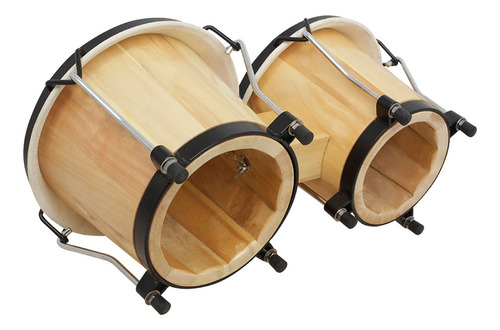 Bongo Drums - Juego De Tambores De Madera Para Instrumentos