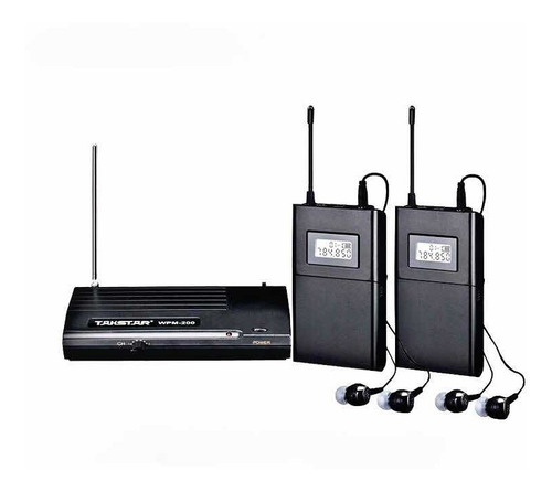 Imagen 3 de 11 de Sistema De Monitoreo Takstar Wpm 200 In-ear 2 Receptores