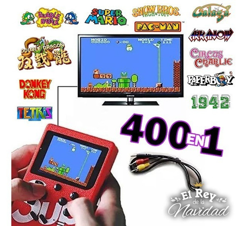 Mini Consola Video Juegos Retro Simil Nintendo Super Mario