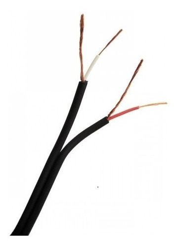 Imagem 2 de 3 de Cabo Áudio Stereo Philips Fio Rca 2 X 0,20mm Rolo 50 Metros