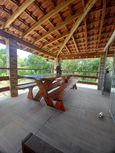 Imagem 3 de 12 de Chácara Ibiuna 1.050 Mts Ampla Casa, Piscina, Riacho E Lago