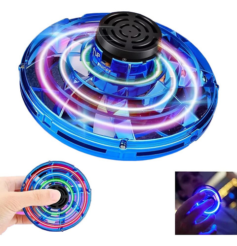 Fly Fidget Spinner Volador  Mini Dron Con Luces Juguete