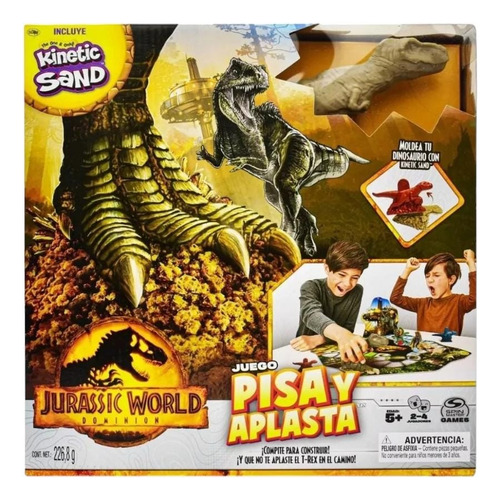 Jurassic World Pisa Y Aplasta Juego De Mesa Spin Master