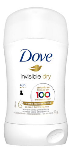 Antitranspirante Dove Invisible Dry En Barra Para Dama