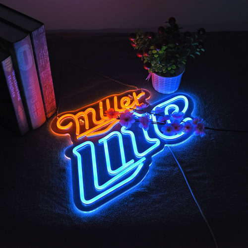 Letrero Neon Para Decoracion Pared Regulable Led Barra Usb