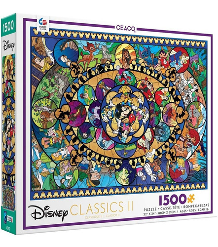 Rompecabezas Puzzle Ceaco Disney 1500 Piezas Originales