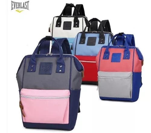 alegría Crítico Anormal Mochila Cartera Everlast Mujer/ Abertura Boca De Pez | Mercado Libre