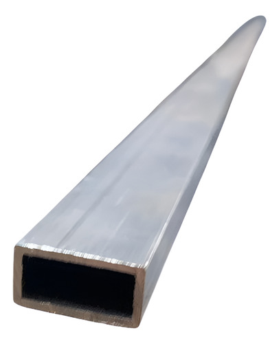 Perfil De Aluminio Natural Tubo Rect. 20x10mm - Largo X 3 M.