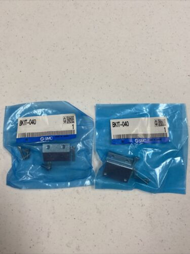 New Lot Of (2) Smc Bk1t-040 Magnetic Switch Bracket, In Bbt
