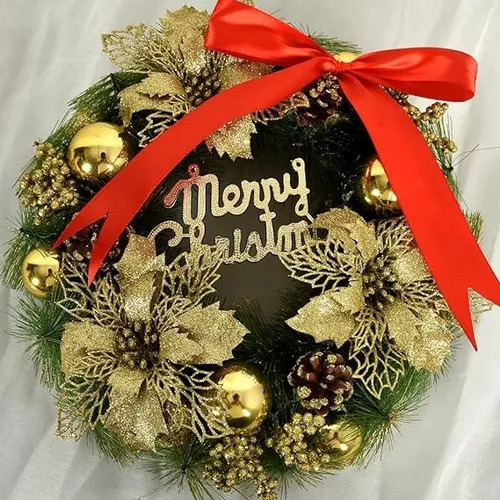 Moños Satinado Liston Navideño Colores 4cm 5 Rollos 115 M