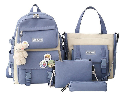  Bolso Lona Adolescentes Conjunto Bolso Escolar Bolsa De Oso