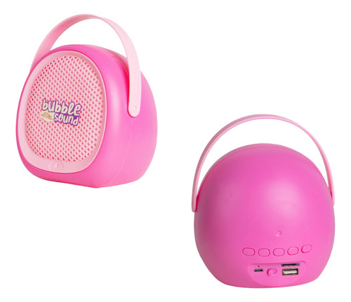Bocina Portátil Bubble Sound 3 5,000w Universo Prendido Rosa Chicle