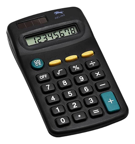 Calculadora Relinx Pequena 8 Dígitos - Operações Básicas