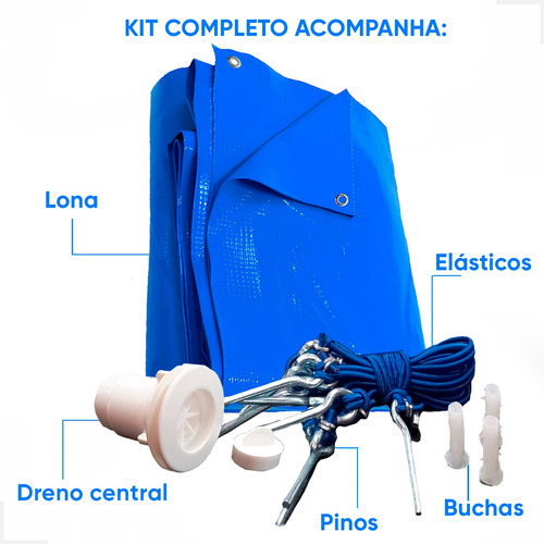 Capa Para Piscina Pvc Completa Proteção Segurança 3x9 / 9x3