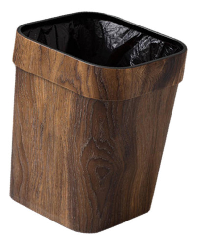 Cesta De Basura Decorativa Rústica, Contenedor De Basura