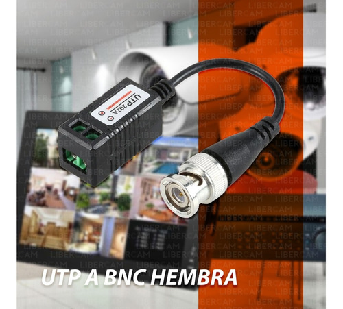Video Balun Utp Alta Potencia Para Camaras De Seguridad