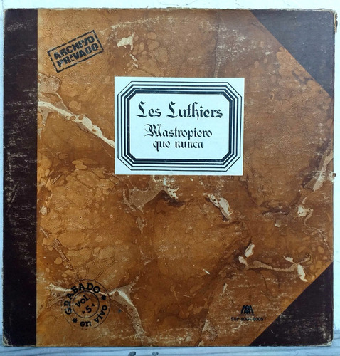 Les Luthiers - Mastropiero Que Nunca - Vinilo Doble Año 1979