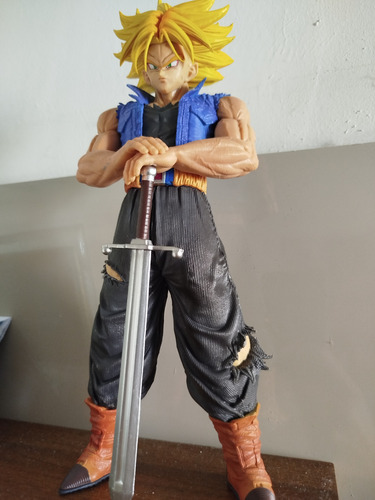 Boneco Trunks Ssj2 27 Cm Só Hoje Pronta Entrega