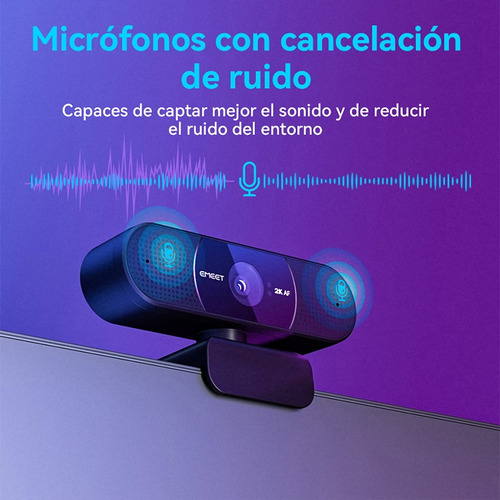 Cámara Web 2k Qhd 30fps Con Mic,autofoco,1080p@60fps C960 2k