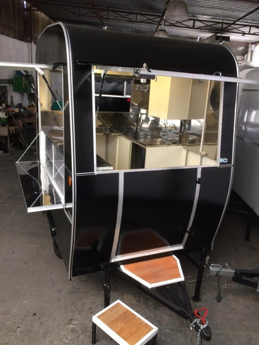 Food Truck Trailer Modelo Retrô - Novo 2021! Sob Encomenda
