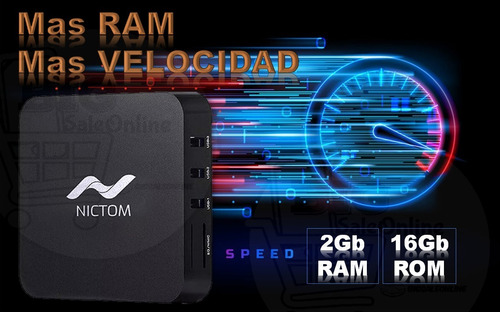 Convertidor Smart Tv Box 4k De 2gb Ram Y 16gb Rom Quad Core