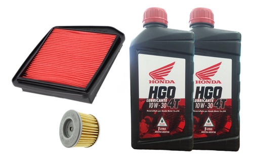 Kit Service Nx 400 Falcon Filtro Aire Y Aceite Original Honda Aceite Hgo 10w 30 Moto Sur