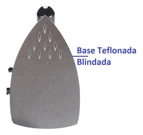 Ferro Passar Roupas 1300w Lar Das Fitas Cor Preto 110v