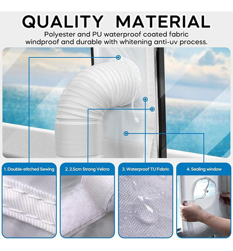Acessório Portátil Do Kit De Vedação De Porta 25cmx232cm