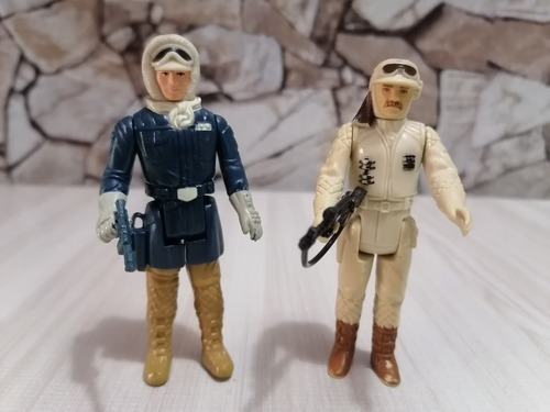 Star Wars Vintage, Pack 3 De 2 Figuras (han Solo Hoth, Otro)