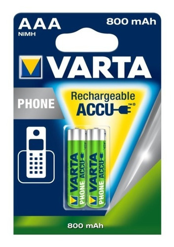 Pilas Varta - Aaa Recargables 800 Mah