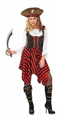 Disfraz De Pirata Para Mujer Vestido De Primer Oficial De Pi