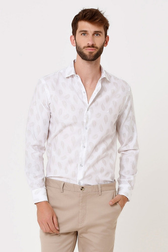 Camisa Hombre Daniel Hechter Tallin Estampada Modern Fit