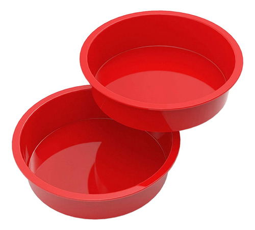 Molde Redondo De Silicona Para Tartas De 8 Pulgadas (aproxim