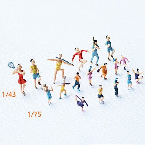 Minifiguras De Jogador, Miniboneca Esportiva, 2,5 Cm