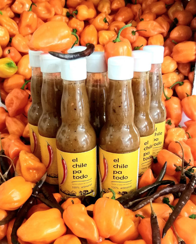Salsa Picante Artesanal Elchilepatodo Sabor Habaneroranchero