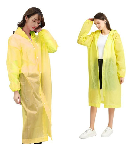 Poncho Impermeable Capa Para Lluvia Hombres Y Mujeres Adulto