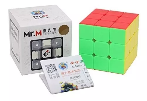 Cubo Mágico 3x3x3 Shengshou Mr. M Magnético - Cubo Store 