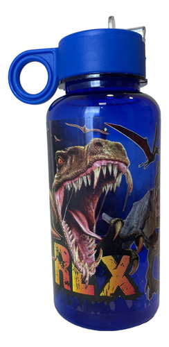 Botella Caramañola Niño Dinosaurio Rex 400ml Libre Bpa   