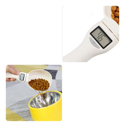 Cuchara Bascula Digital Para Alimentos Medidor Comida Hueso 800 G