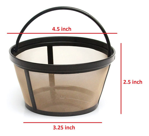 Filtro De Café Goldtone, Reutilizable, De 8 A 12 Tazas