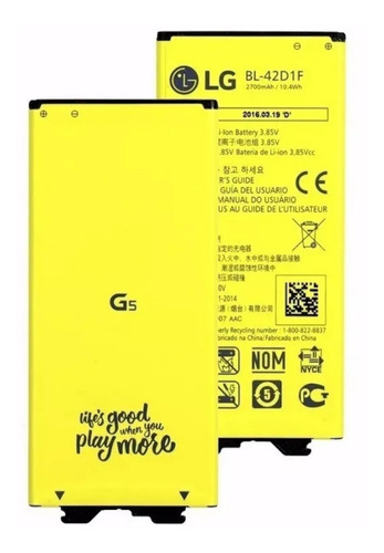 Bateria Pila Para LG G5 Bl-42d1f Nueva 
