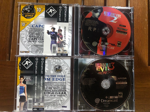 Resident Evil 2 & 3 Sega Dreamcast Repro (Usado)