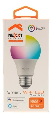 Ampolleta Led Smart 9w Amazon Alexa Google Assistant Nexxt