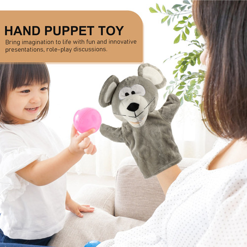 Marioneta De Mano De Peluche Con Forma De Animal